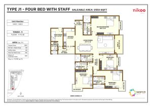 Nikoo Homes 5 Floor Plan43